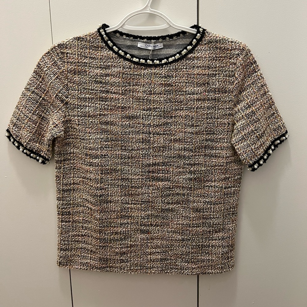 Zara Pearl Top